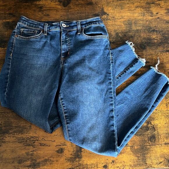 Jessica Simpson Adored High Rise Ankle Blue Jeans | Size 28 - Picture 1 of 10